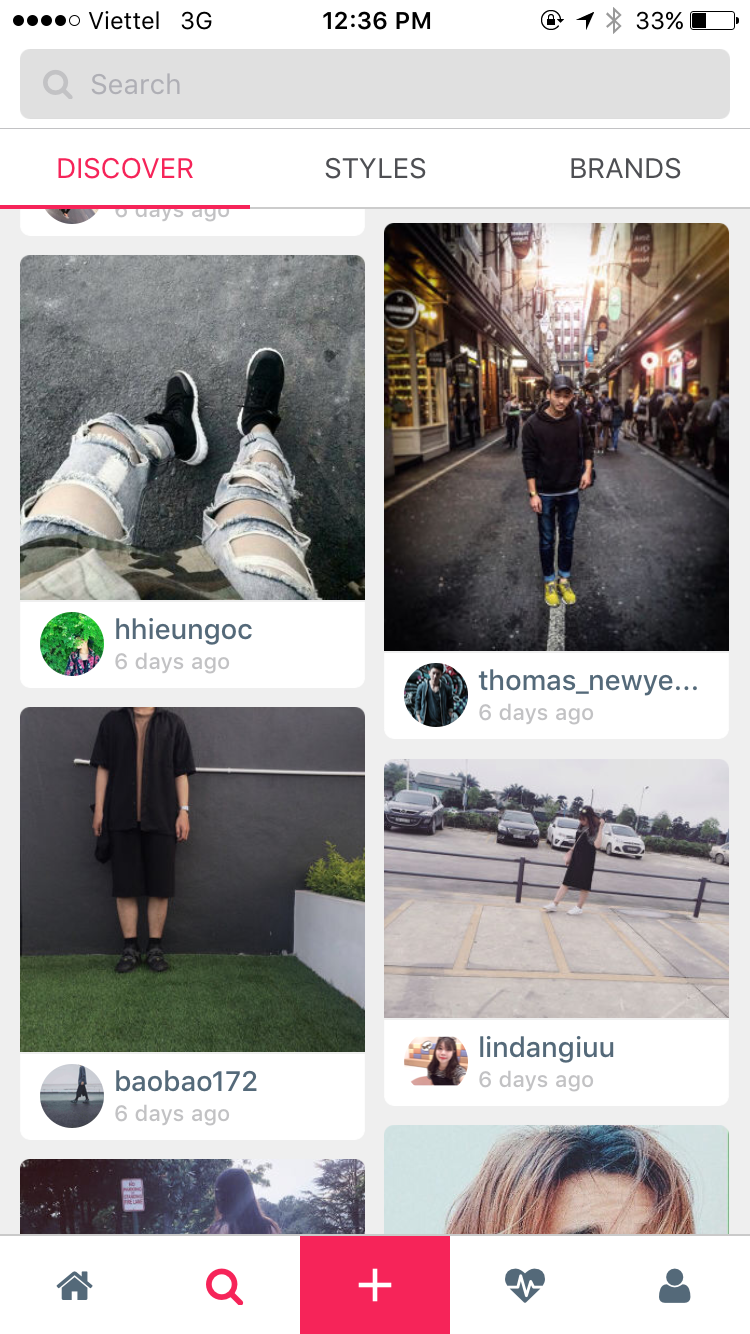 Pippip discover screen