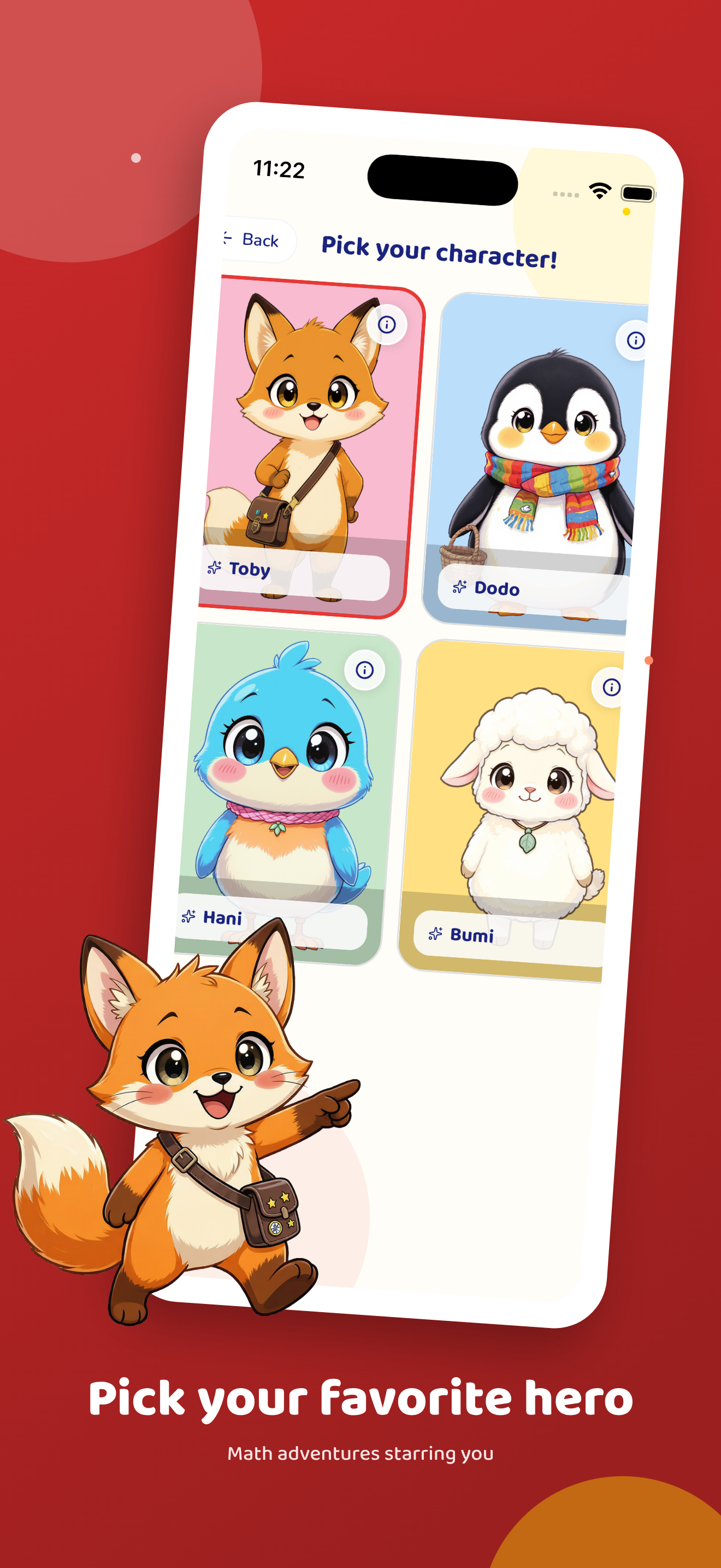 Wondika character picker